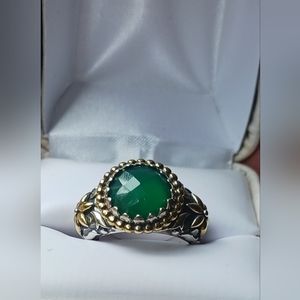 Sterling silver Agate ring